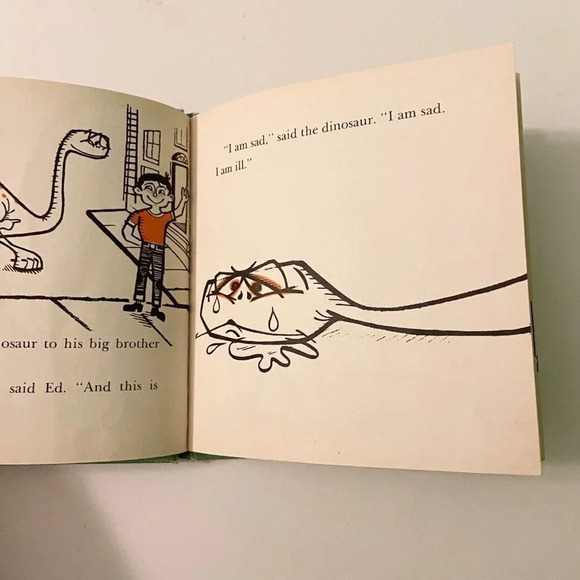 Vintage 1965 Dinosaur Ben An Early Start Preschool Reader Annie DeCaprio Book - Picture 12 of 16